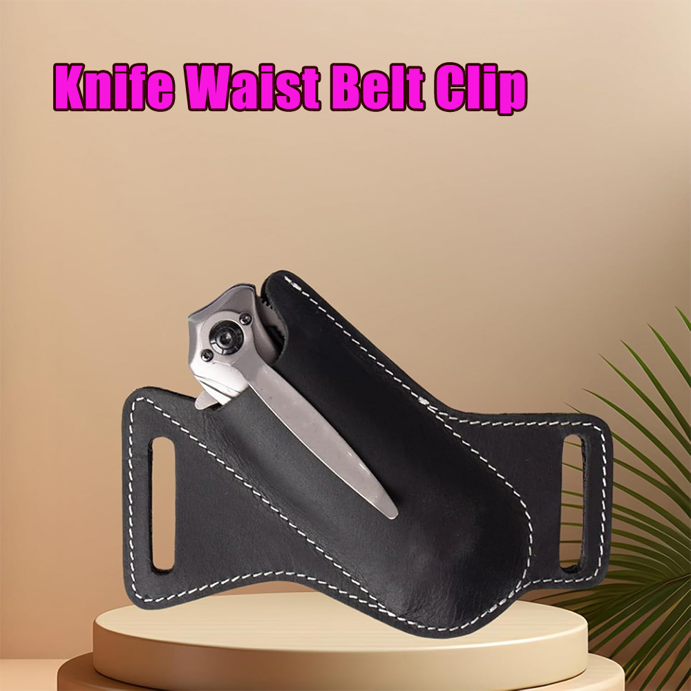 Edc Carry Belt Leather - Tactical Tool Kit Molle Pouch Universal