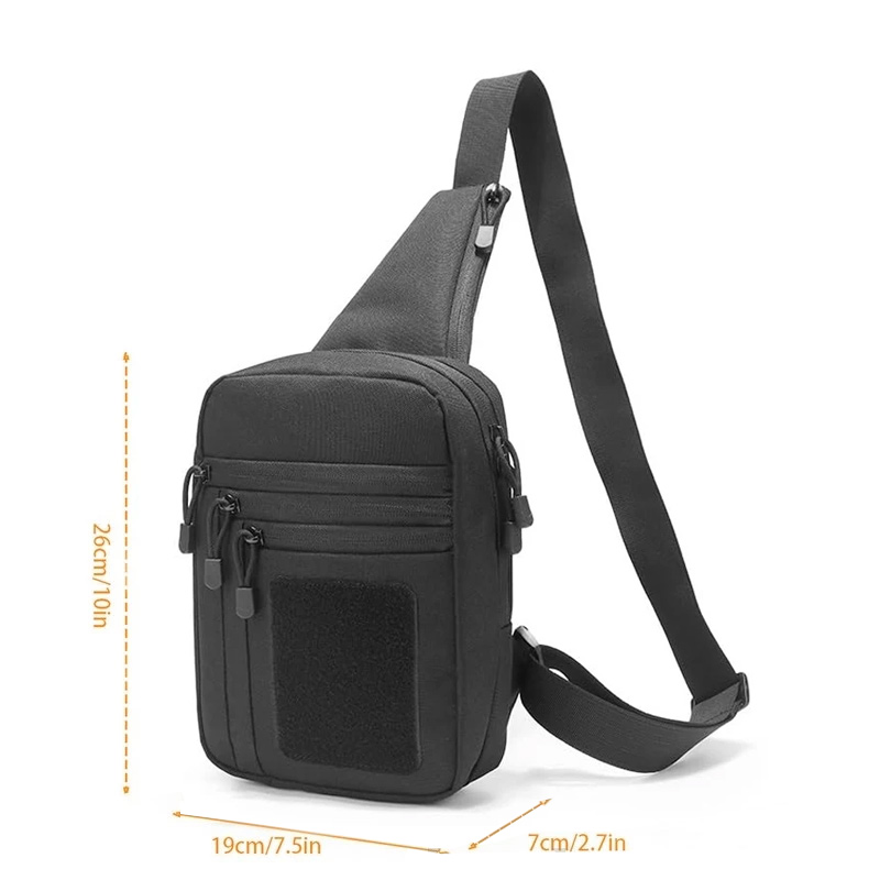 Edc Pistol Carry Bag - EDC 1000D Tactical Chest Bag Pistol