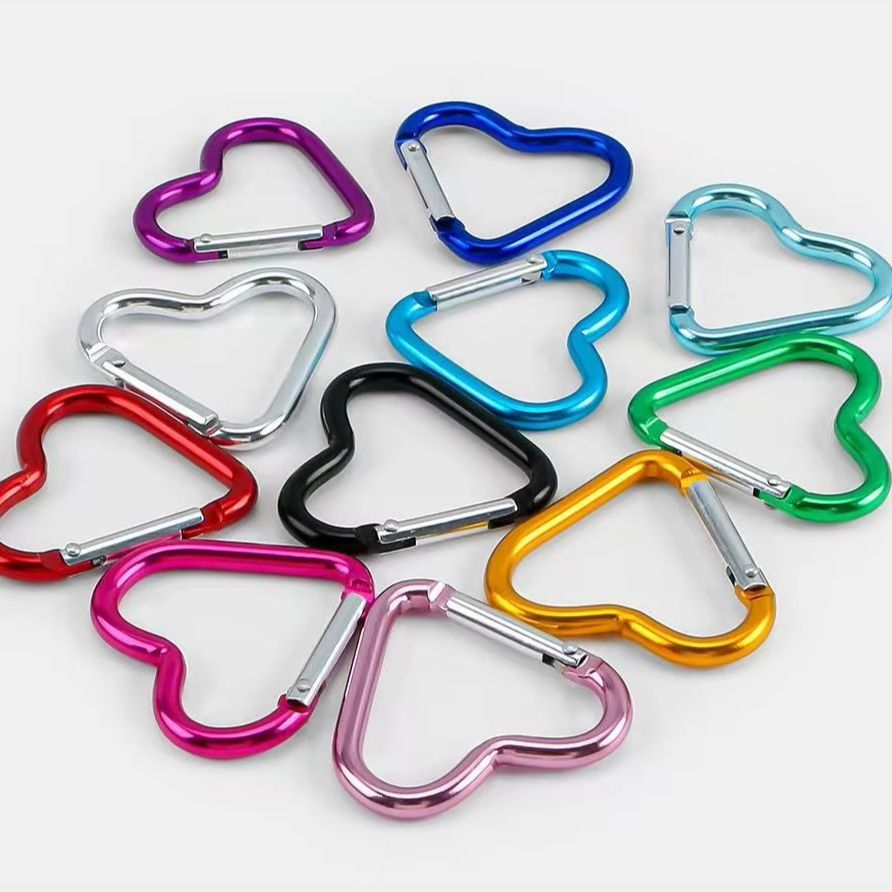 5pcs Aluminum Alloy Colorful H – Carabiner Keychain recenzja i cena