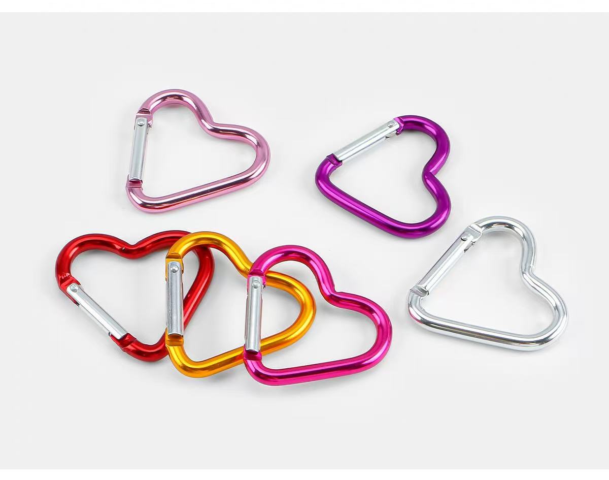 5pcs Aluminum Alloy Colorful H – Carabiner Keychain recenzja i cena