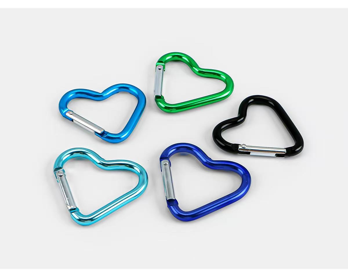 5pcs Aluminum Alloy Colorful H – Carabiner Keychain recenzja i cena