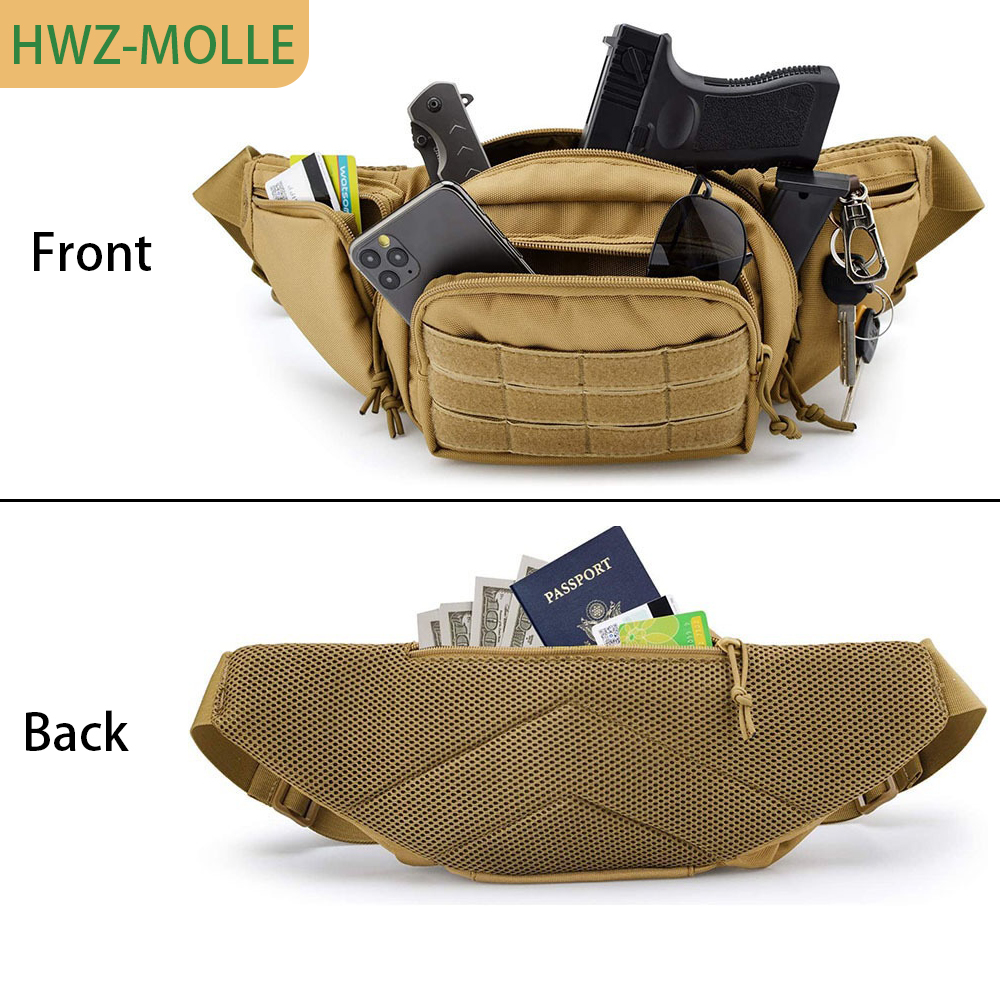 Tactical Molle Fanny Pack Wais – Edc Concealed Carry Fanny Pack recenzja i cena