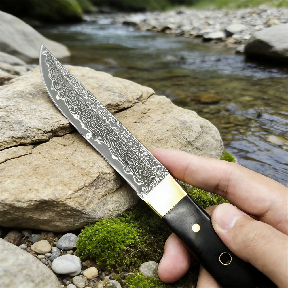 High Hardness Damascus Blade E – Edc Pocket Carry Fixed Blade recenzja i cena