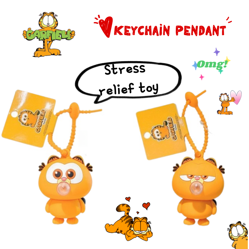 New Garfield doll car keychain – Carabiner Keychain recenzja i cena