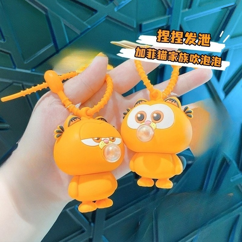 New Garfield doll car keychain – Carabiner Keychain recenzja i cena