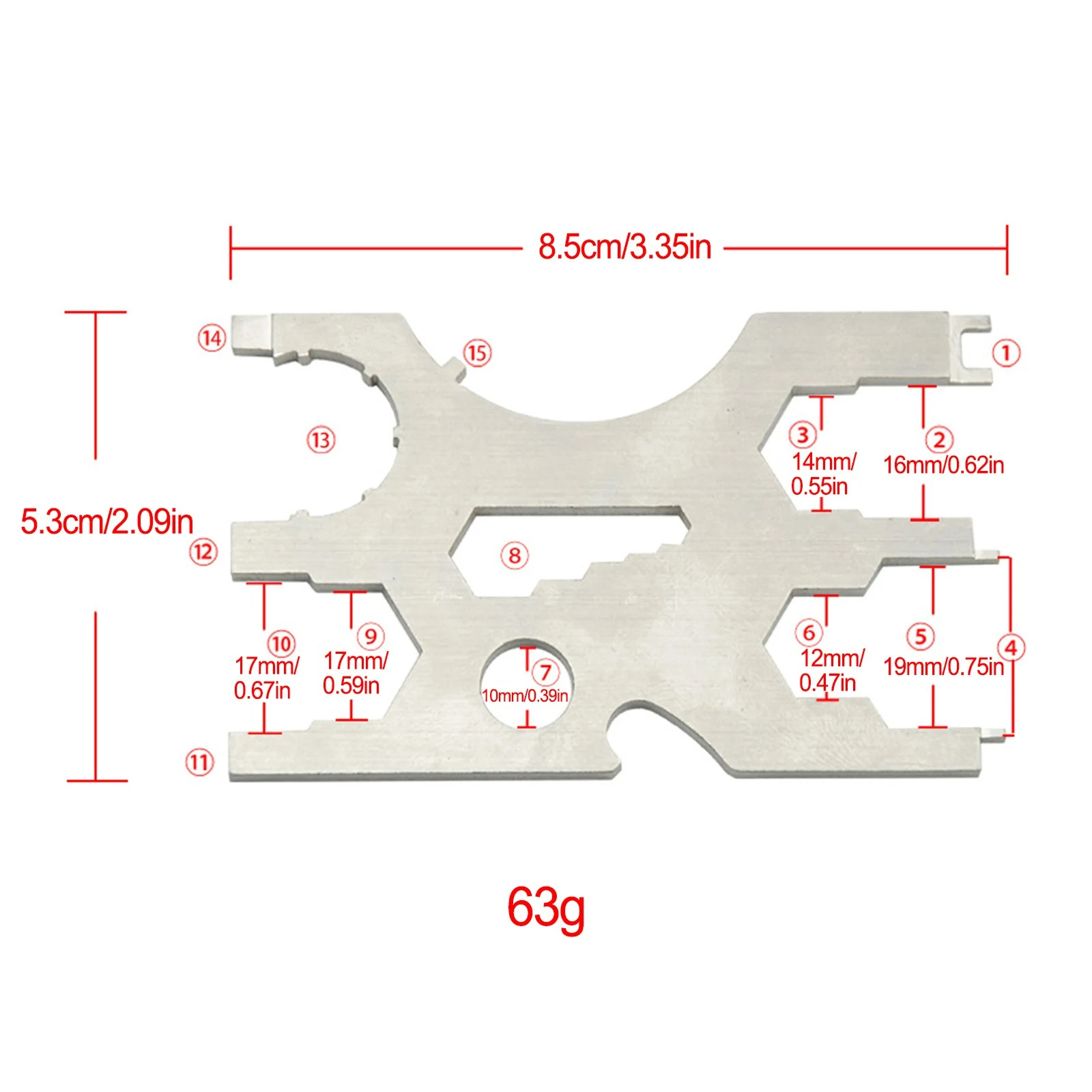 316 Stainless Steel Scuba Divi – Multitool Credit Card recenzja i cena