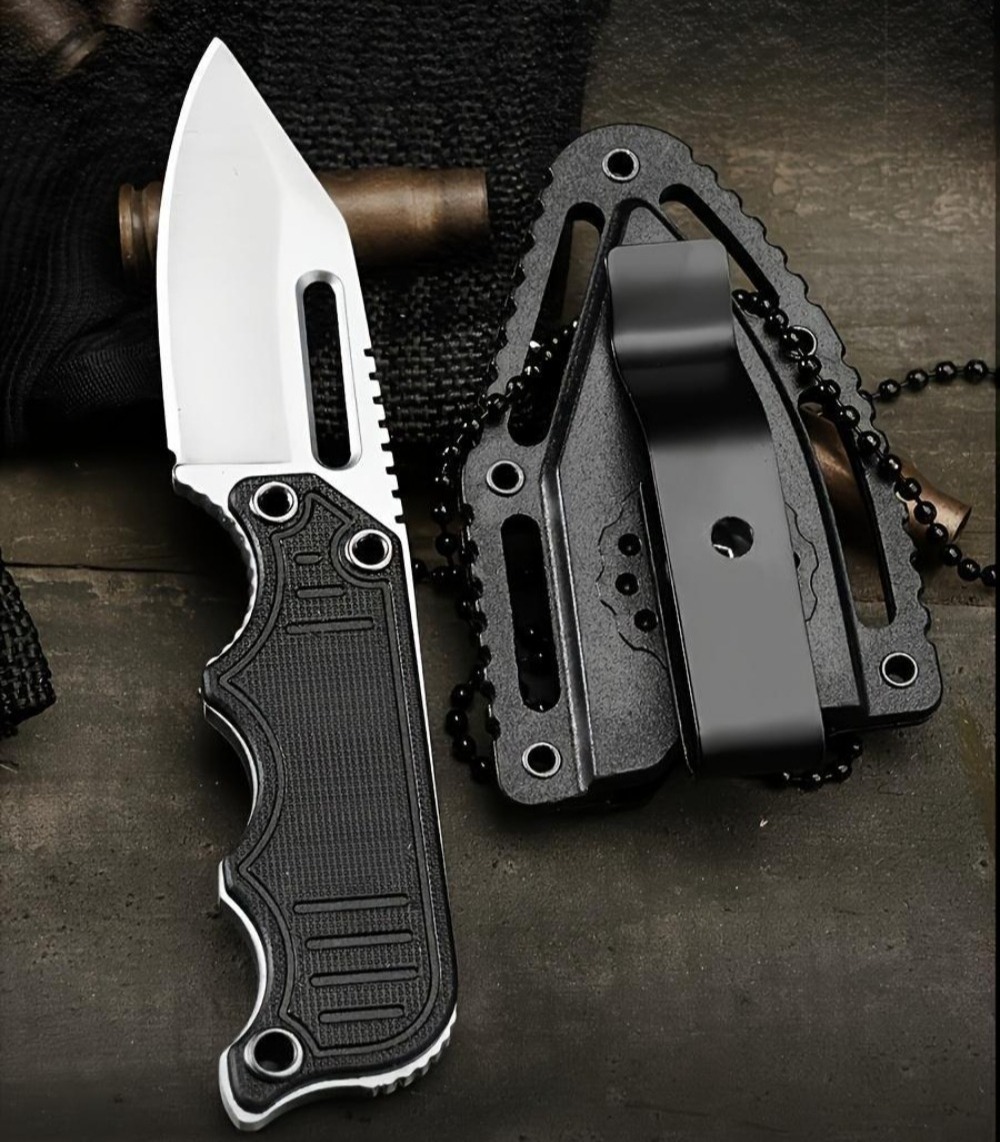 Portable Neck Knife with Kydex – Edc Carry Fixed Blade recenzja i cena