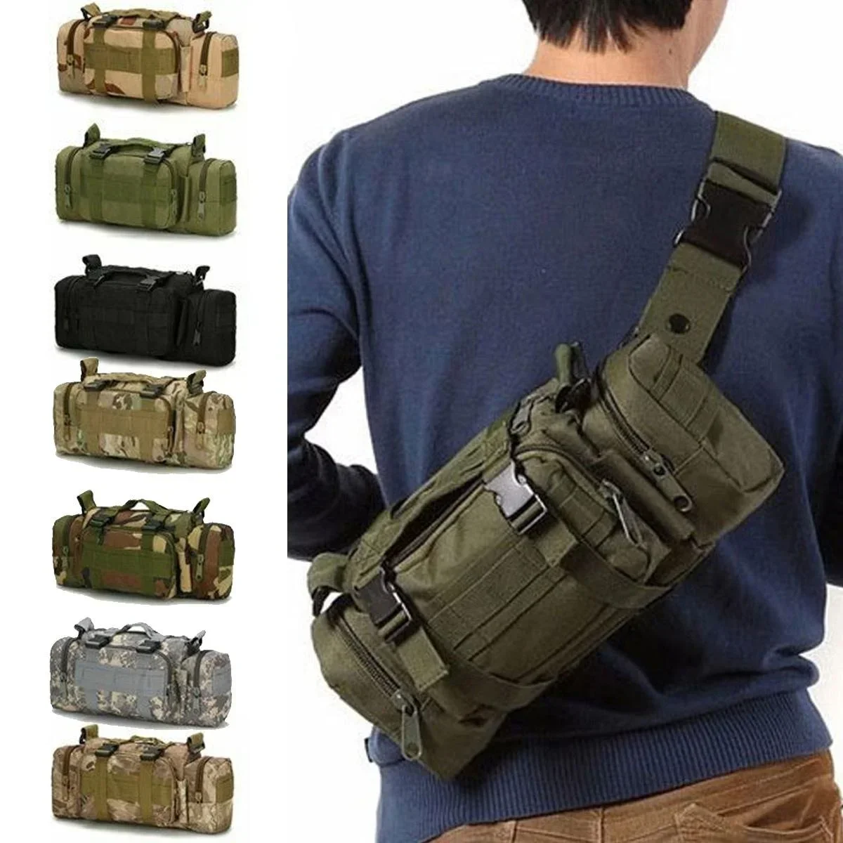 Duffel Waist Bag Molle Waterpr – Edc Carry Bag For Men recenzja i cena