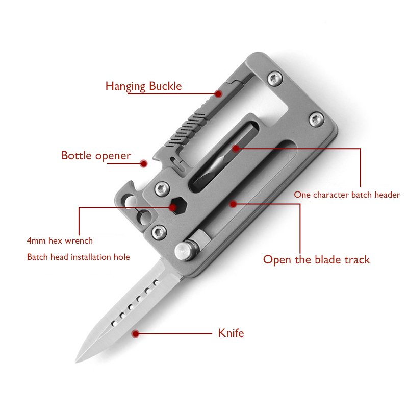 5 IN 1 Titanium Alloy Keychain – Multitool Credit Card recenzja i cena