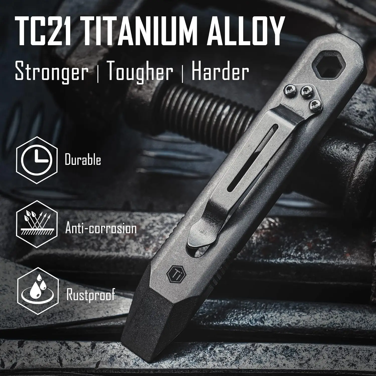 KeyUnity KR00 EDC Pocket Pry B – Titanium Pry Bar recenzja i cena