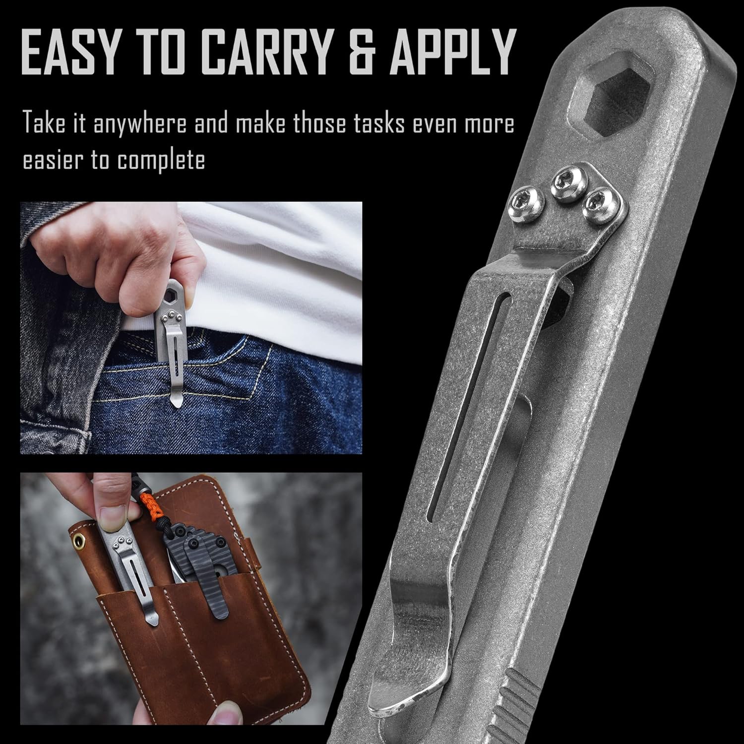 KeyUnity KR00 EDC Pocket Pry B – Titanium Pry Bar recenzja i cena