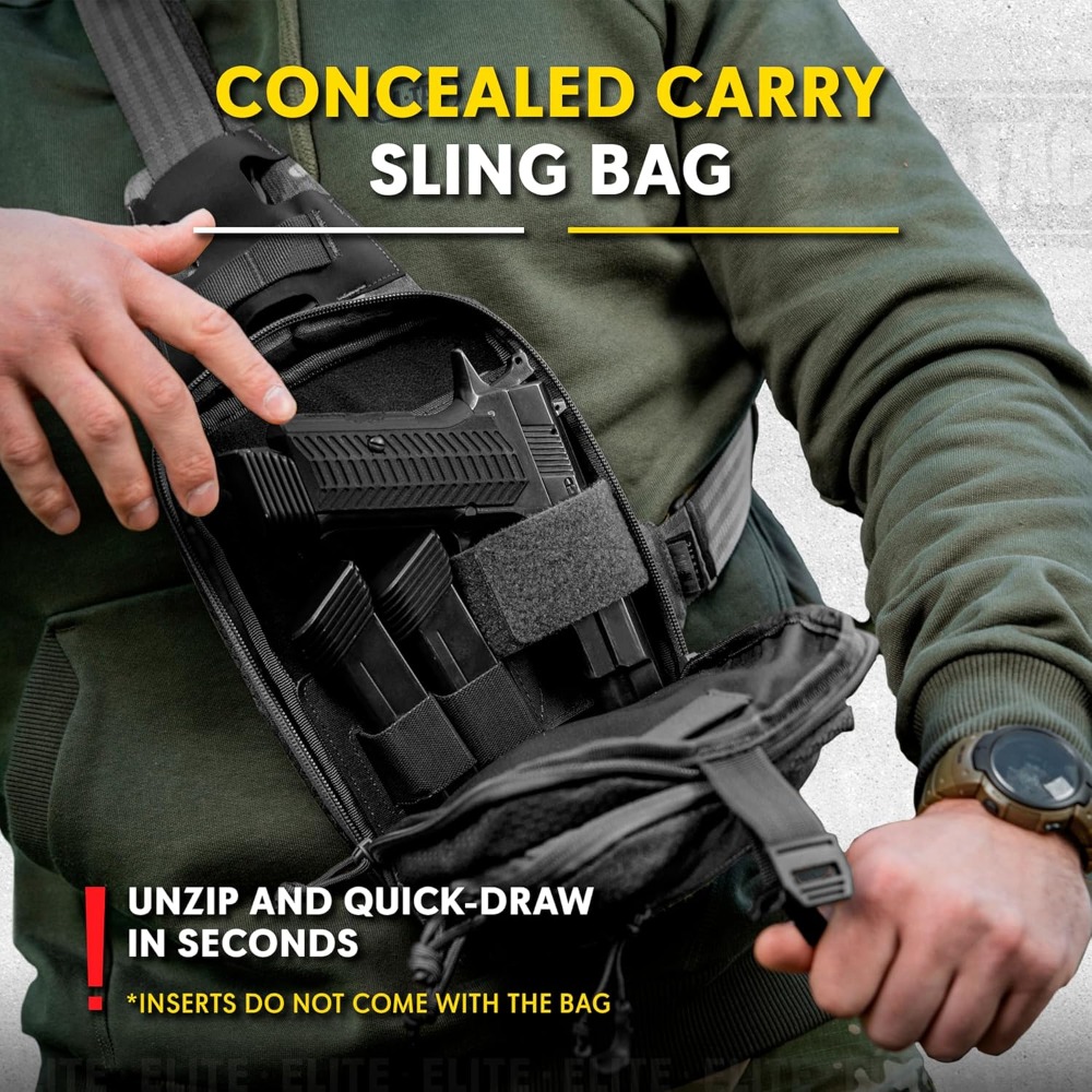 EDC Tactical Sling Bag - Cross – Edc Carry Bag For Men recenzja i cena