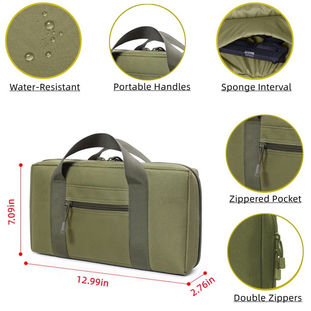 Tactical Pistol Range Bag Gun  – Edc Pistol Carry Bag recenzja i cena
