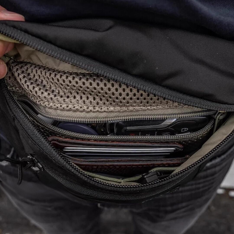 Mens Belt Bag with Adjustable  – Edc Concealed Carry Fanny Pack recenzja i cena