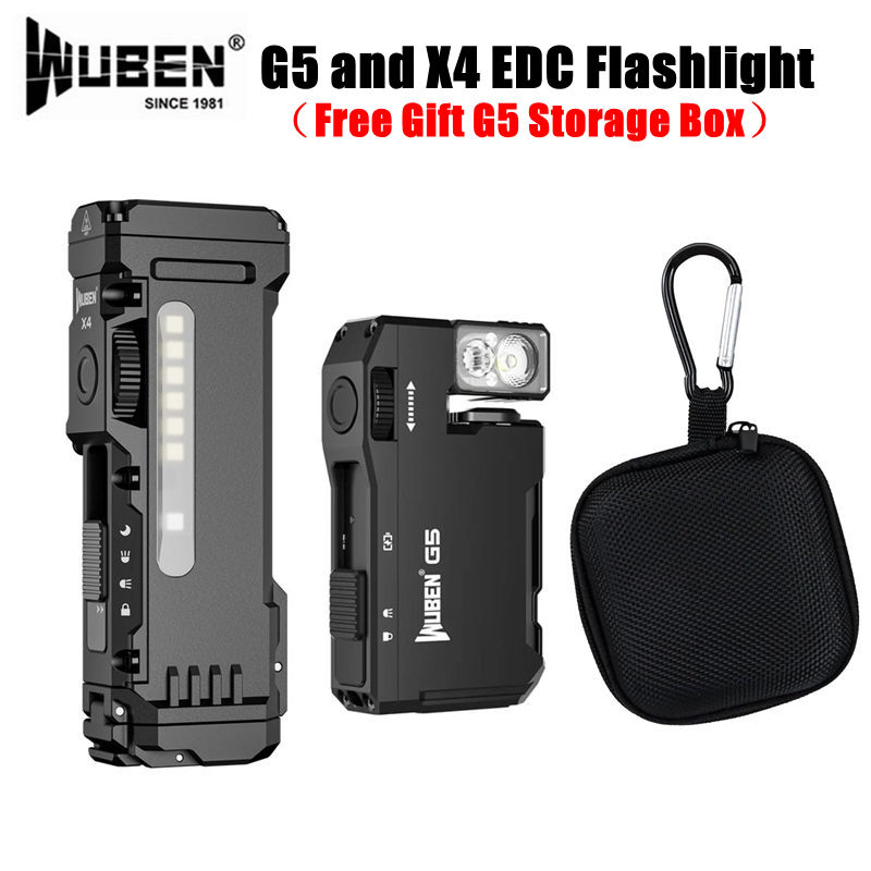 WUBEN G5 & X4 EDC Flashlight R – Edc Carry Flashlight recenzja i cena