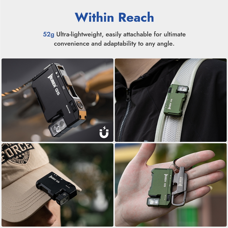 WUBEN G5 & X4 EDC Flashlight R – Edc Carry Flashlight recenzja i cena