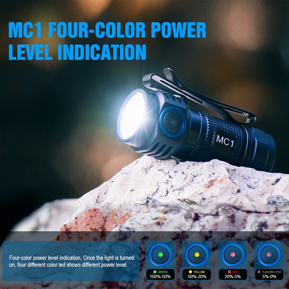 Trustfire MC1 Usb Rechargeable – Edc Carry Flashlight recenzja i cena