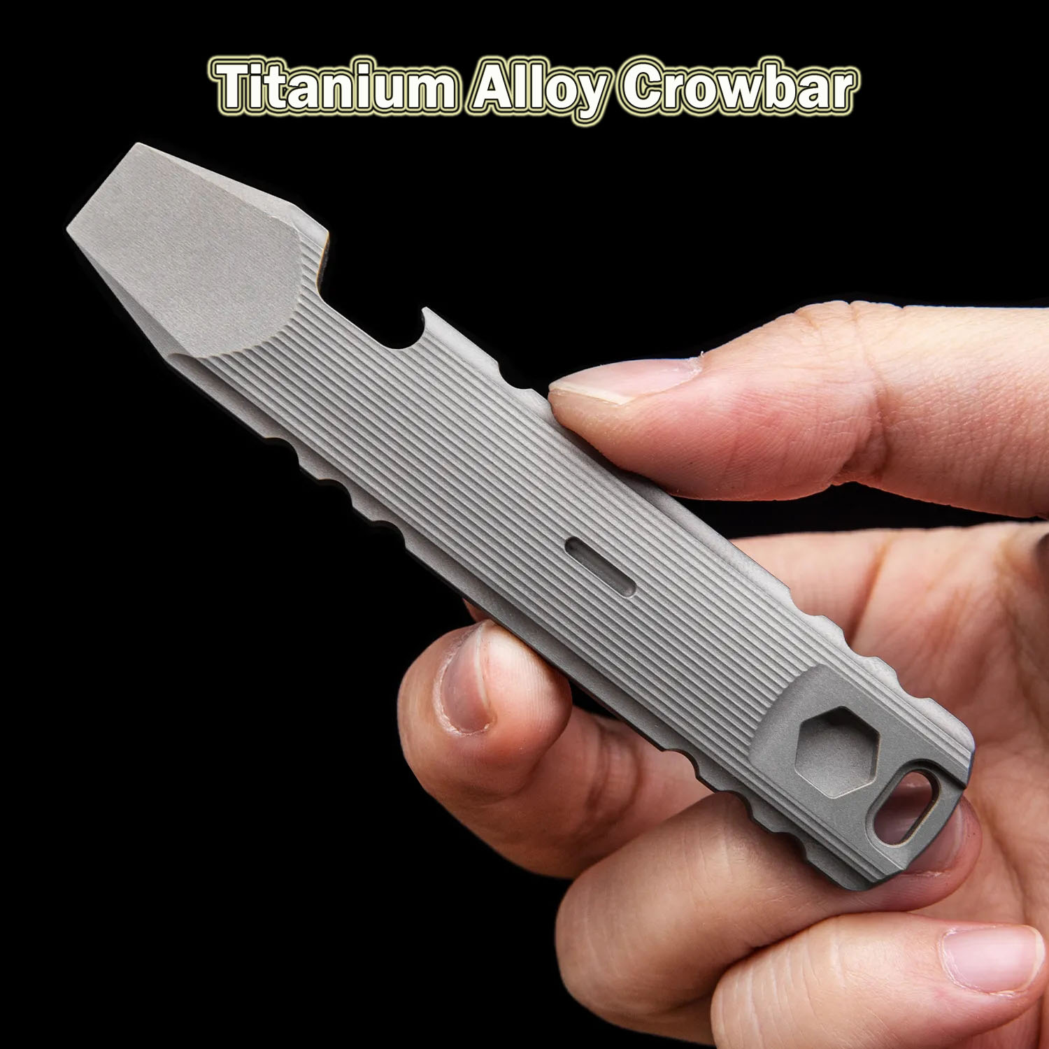 9.4CM Titanium Alloy Crowbar M – Titanium Pry Bar recenzja i cena