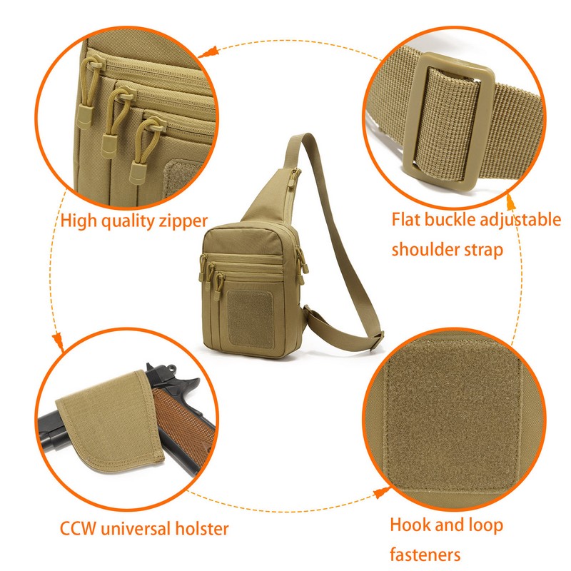 EDC 1000D Tactical Chest Bag P – Edc Pistol Carry Bag recenzja i cena