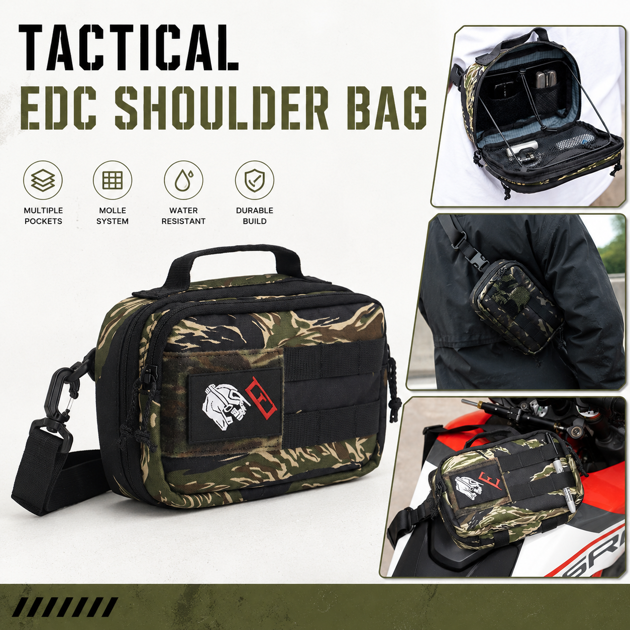 Tactical EDC Shoulder Bag Men  – Edc Carry Bag For Men recenzja i cena