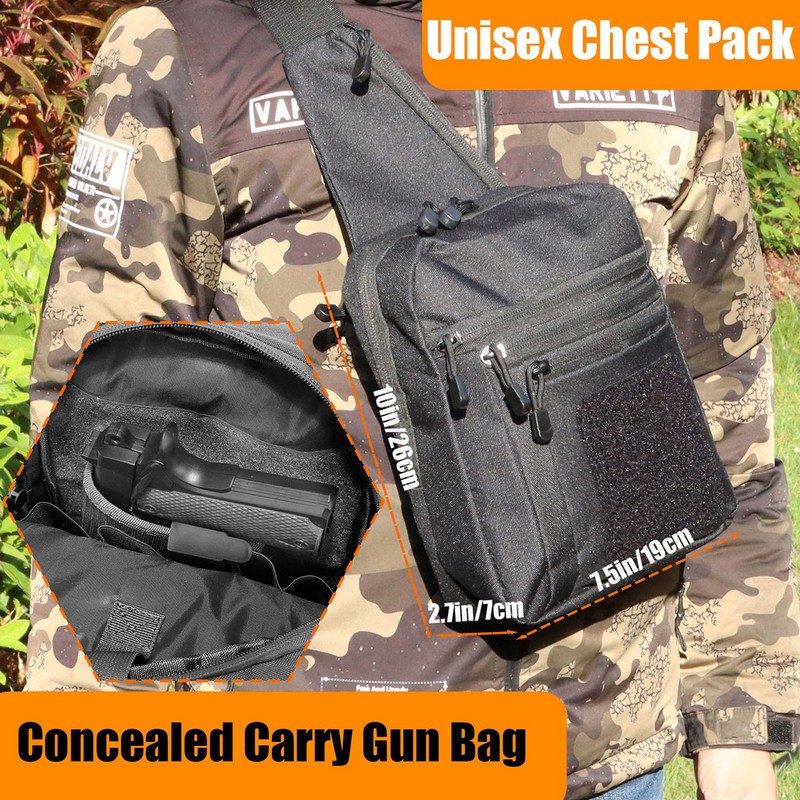 New Tactical Chest Bag Pistol  – Edc Pistol Carry Bag recenzja i cena