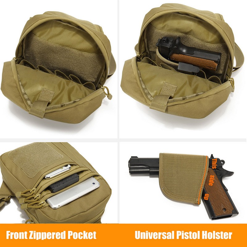 New Tactical Chest Bag Pistol  – Edc Pistol Carry Bag recenzja i cena
