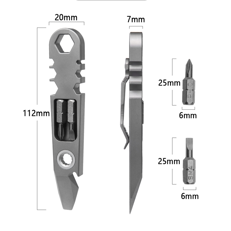 Outdoor Portable EDC Multifunc – Titanium Pry Bar recenzja i cena