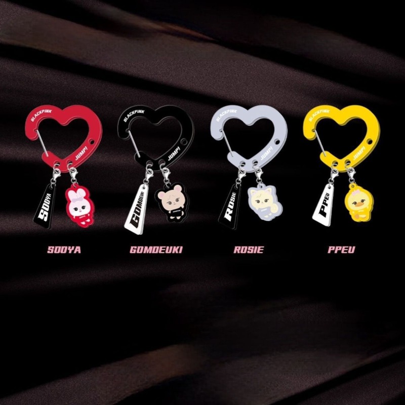 Black Pink Lovely Acrylic Fan‑ – Carabiner Keychain recenzja i cena