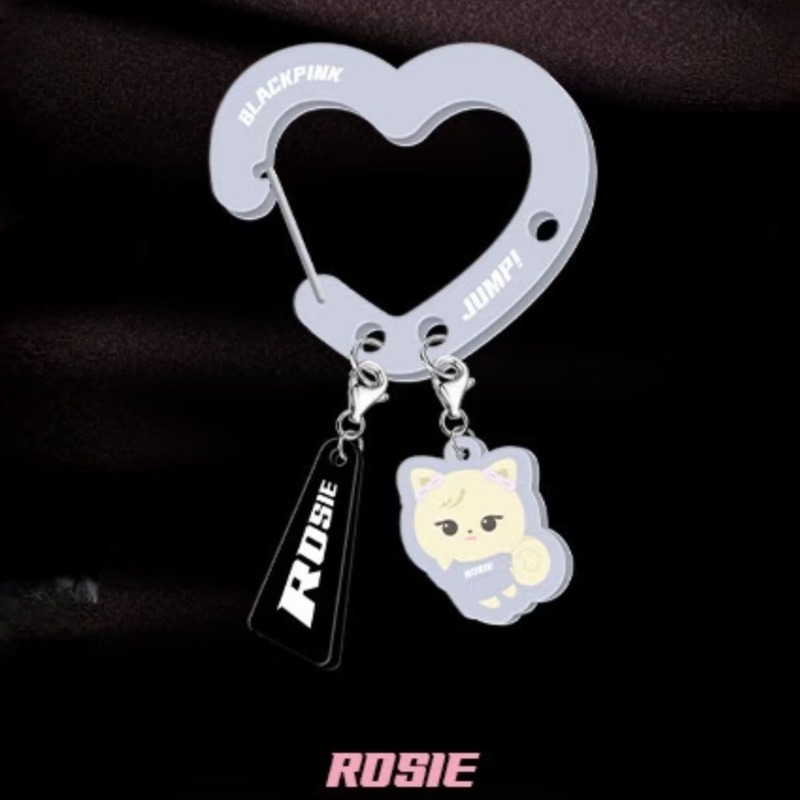 Black Pink Lovely Acrylic Fan‑ – Carabiner Keychain recenzja i cena