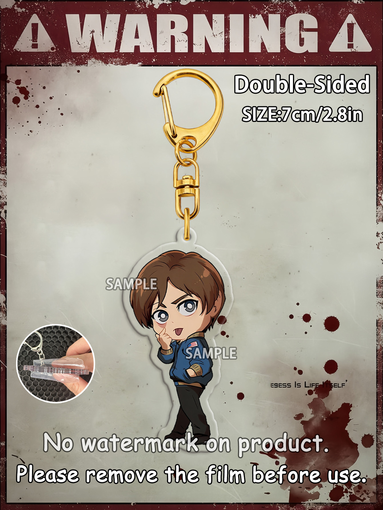 Leon Keychain，Biohazard 4 Keyc – Carabiner Keychain recenzja i cena