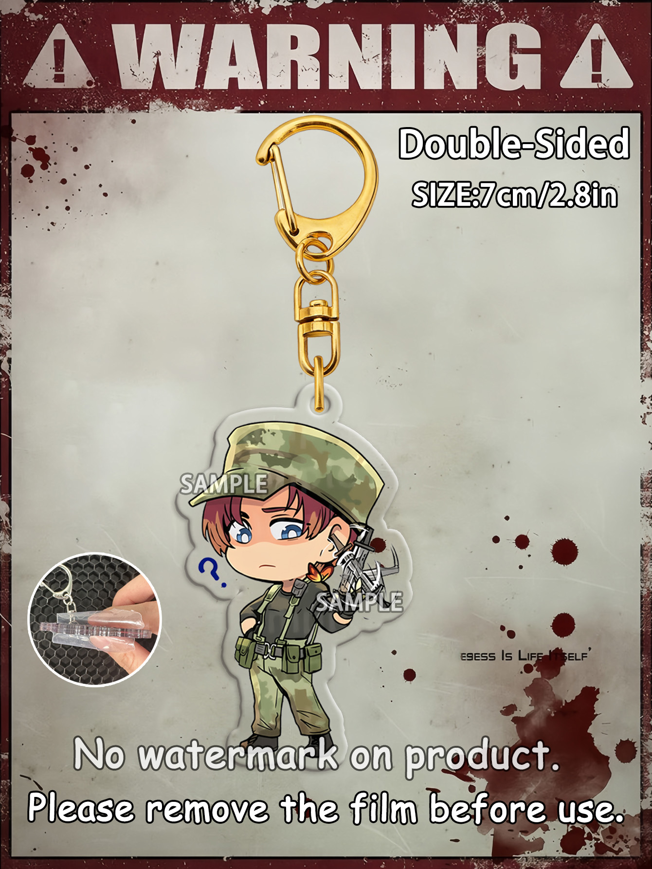 Leon Keychain，Biohazard 4 Keyc – Carabiner Keychain recenzja i cena