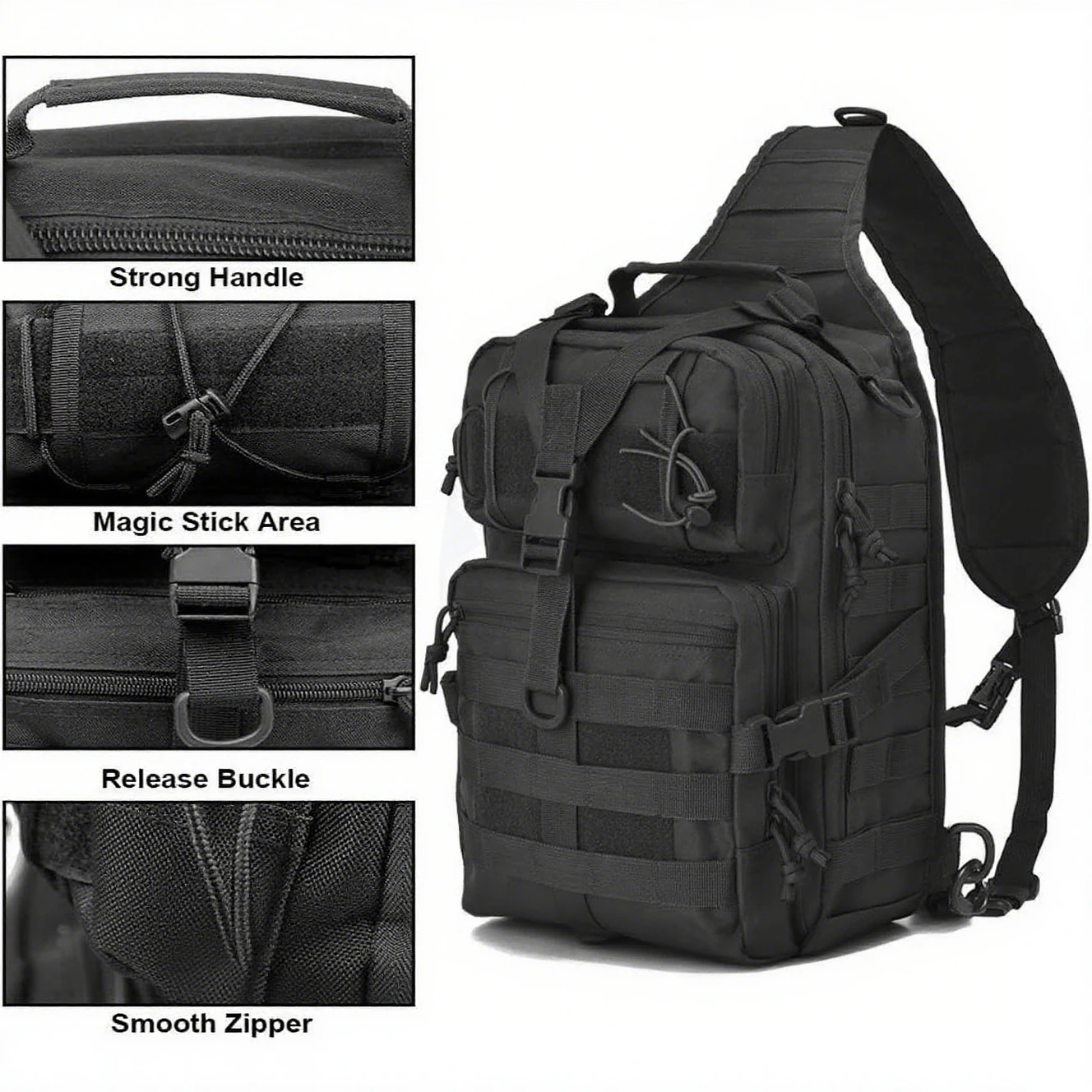 Tactical Sling Backpack Should – Edc Pistol Carry Bag recenzja i cena