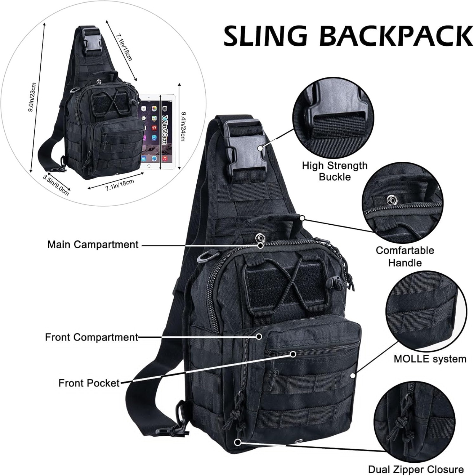 Military Tactical Chest Bag Wa – Edc Carry Bag For Men recenzja i cena
