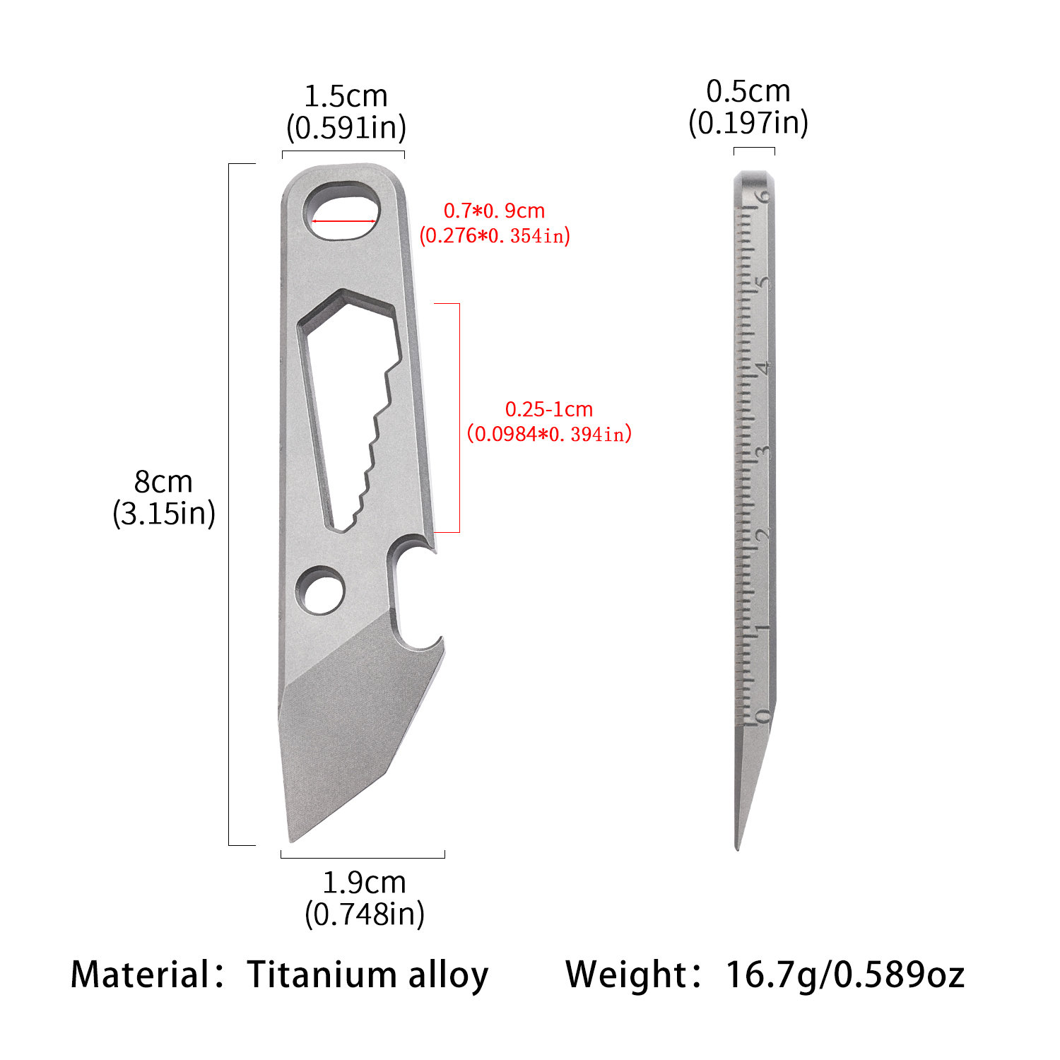Multifunctional EDC pry bar, t – Titanium Pry Bar recenzja i cena