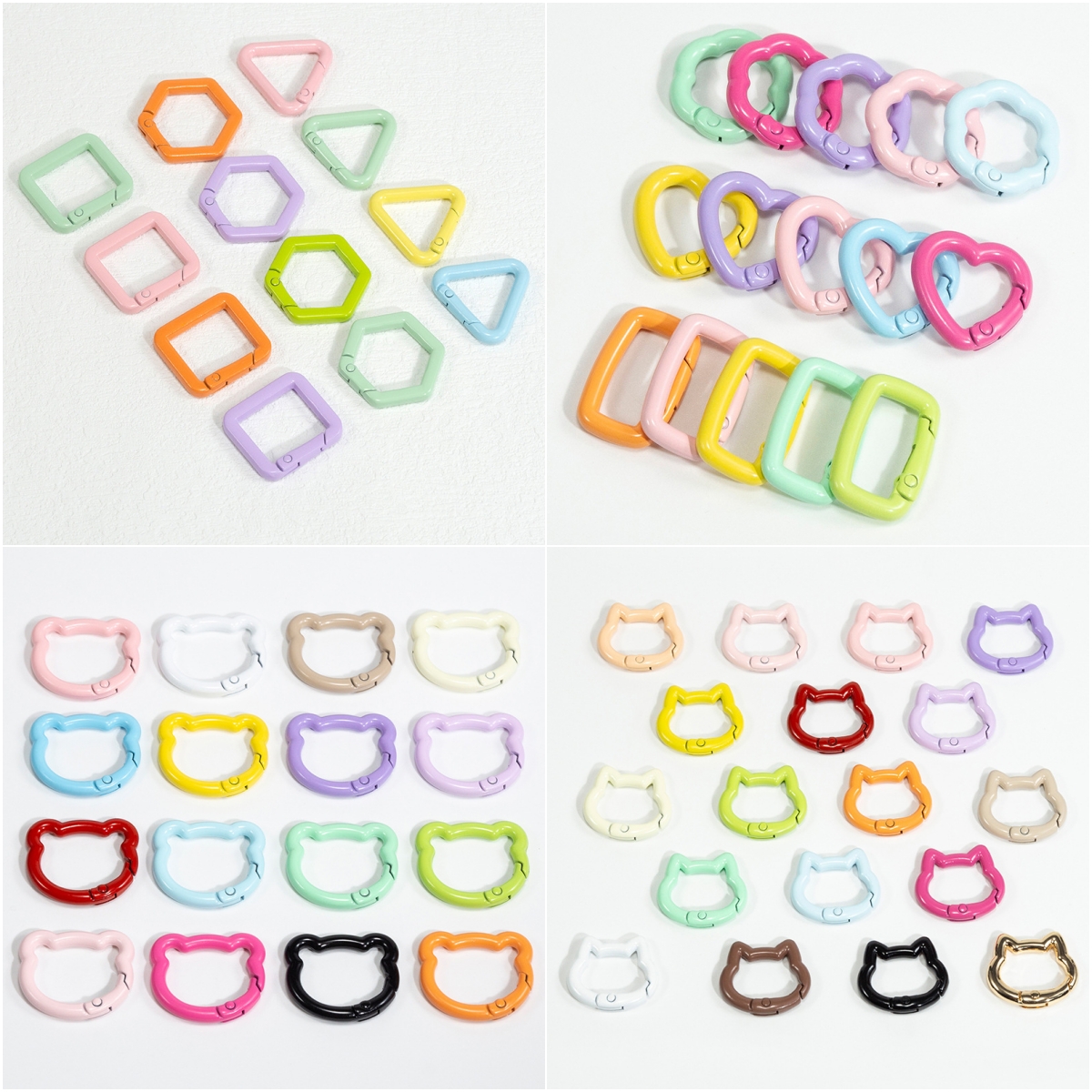 5pcs Cute Heart Cat Keychain R – Carabiner Keychain recenzja i cena