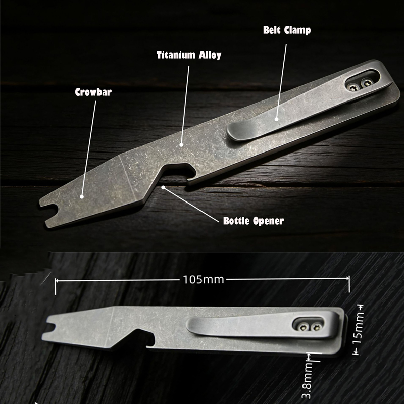 10.5CM TC4 Titanium Alloy Pry  – Titanium Pry Bar recenzja i cena
