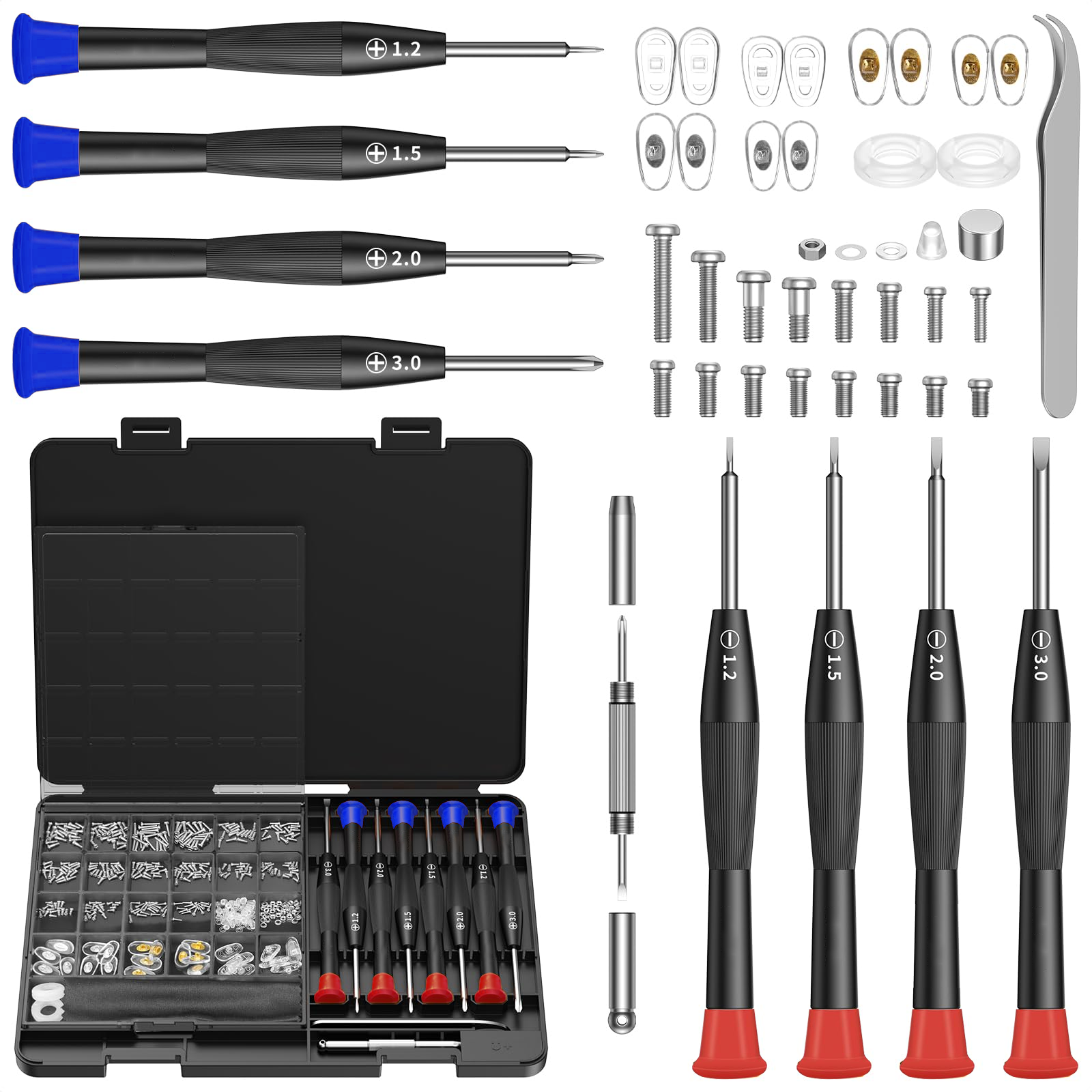 Eyeglass Repair Tool Kit with  – Micro Screwdriver Kit recenzja i cena
