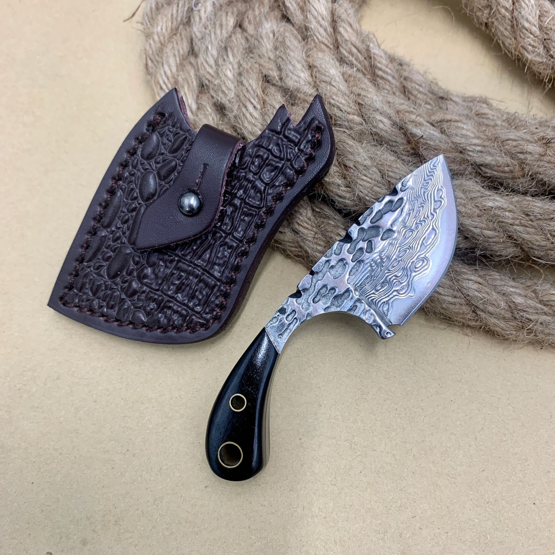 RHON 40MM Mini Full Tang Blade – Edc Pocket Carry Fixed Blade recenzja i cena