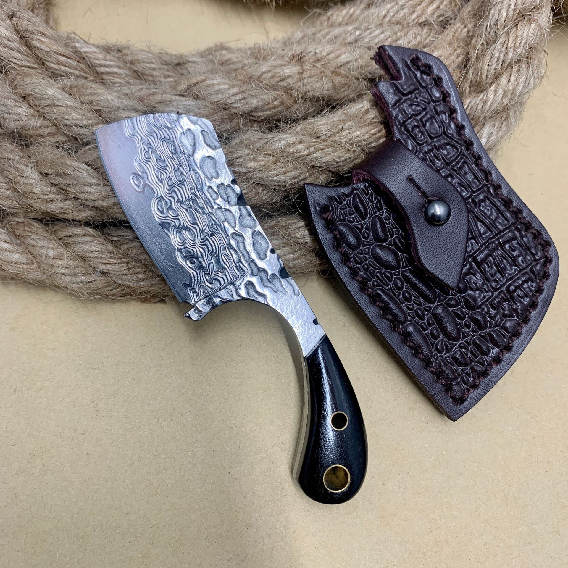 RHON 40MM Mini Full Tang Blade – Edc Pocket Carry Fixed Blade recenzja i cena