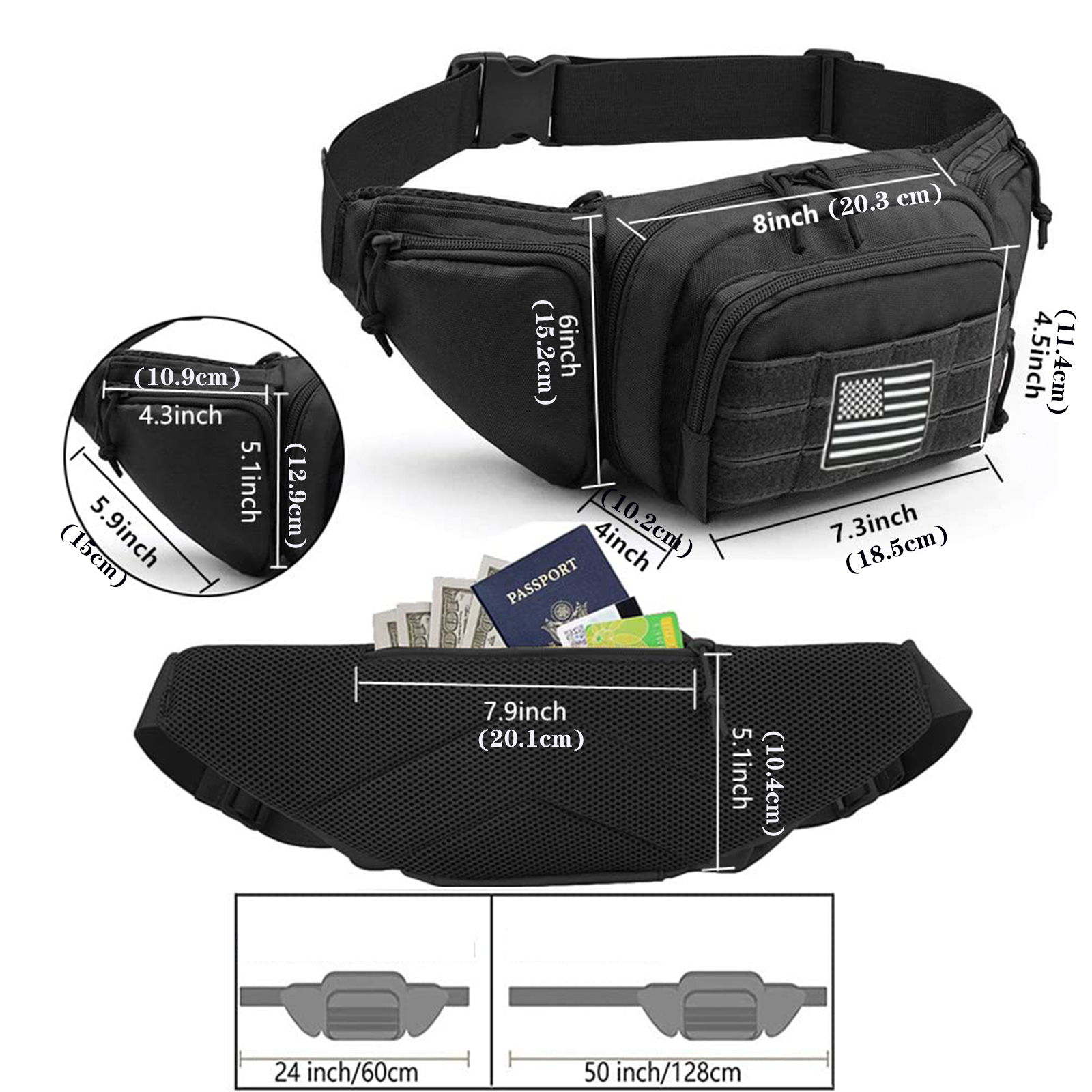 Tactical Fanny Pack Gun Holste – Edc Pistol Carry Bag recenzja i cena