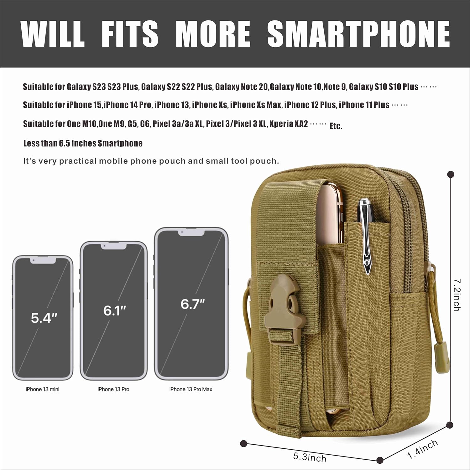 Tactical Waist Pouch EDC Molle – Edc Carry Bag For Men recenzja i cena