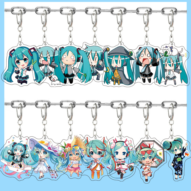 Hatsune Miku Anime Acrylic Cut – Carabiner Keychain recenzja i cena