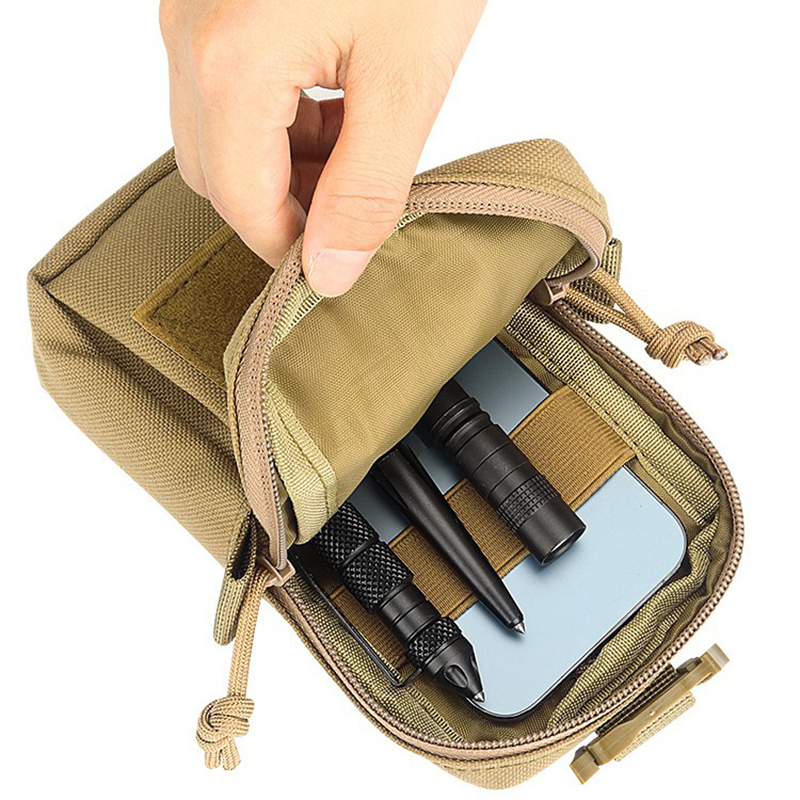 Molle Backpack Strap Bag Phone – Edc Carry Pouch recenzja i cena