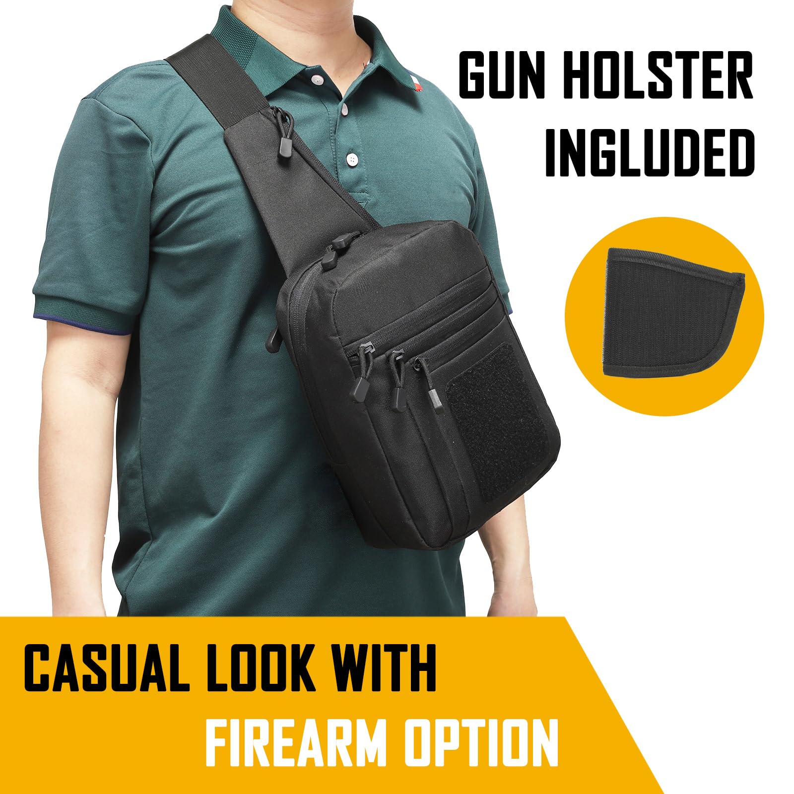 Concealed Carry Crossbody Bag  – Edc Carry Bag For Men recenzja i cena