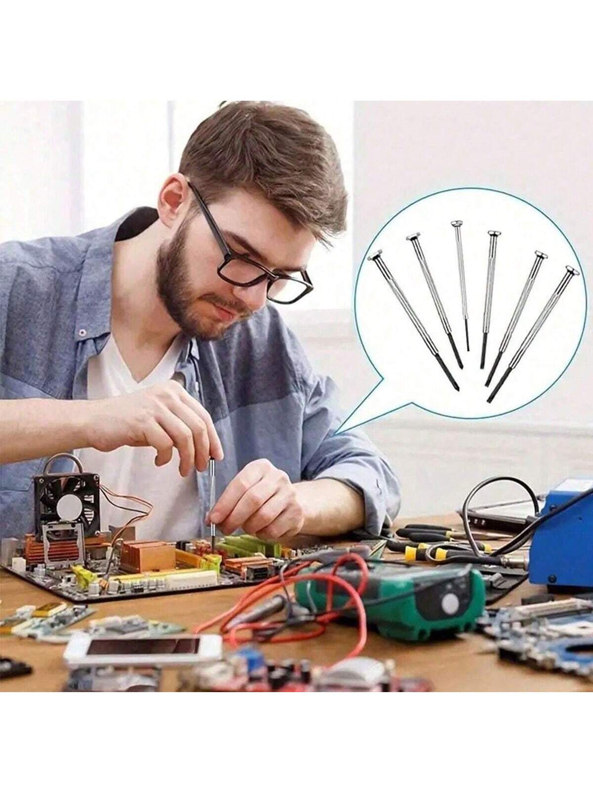 6pcs screwdriver set, eyewear  – Micro Screwdriver Kit recenzja i cena