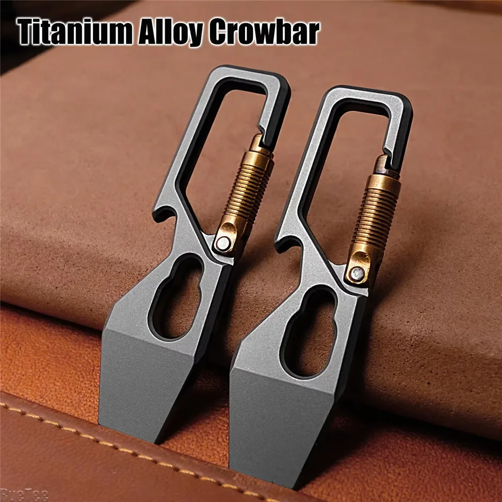 6cm 5-1 Multi-function Keychai – Titanium Pry Bar recenzja i cena