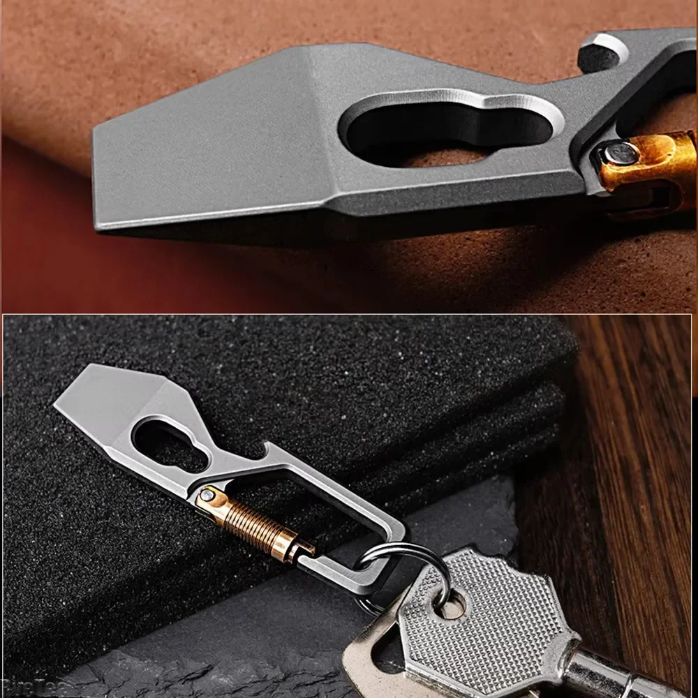 6cm 5-1 Multi-function Keychai – Titanium Pry Bar recenzja i cena