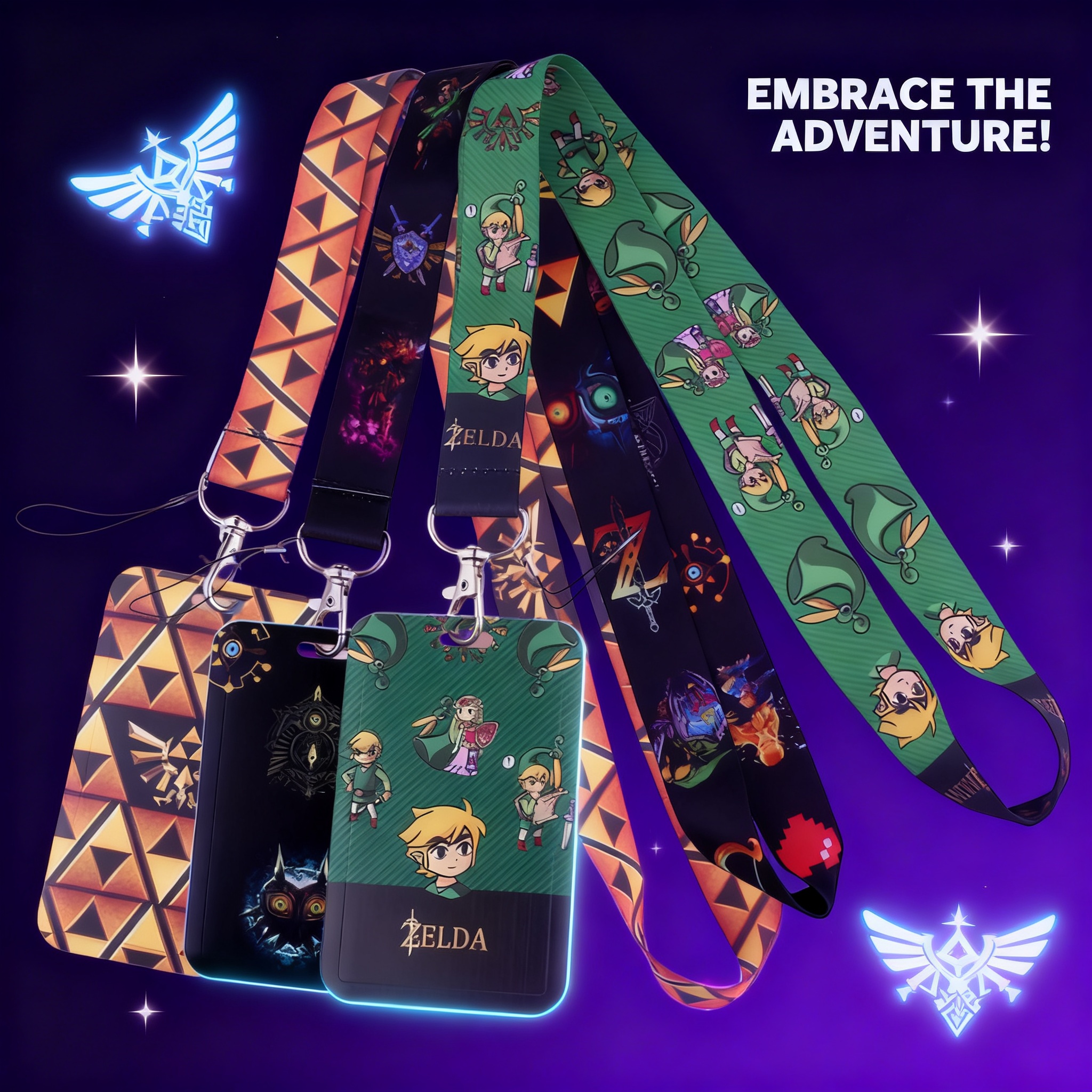 Cartoon Game Lanyards for Key  – Carabiner Keychain recenzja i cena