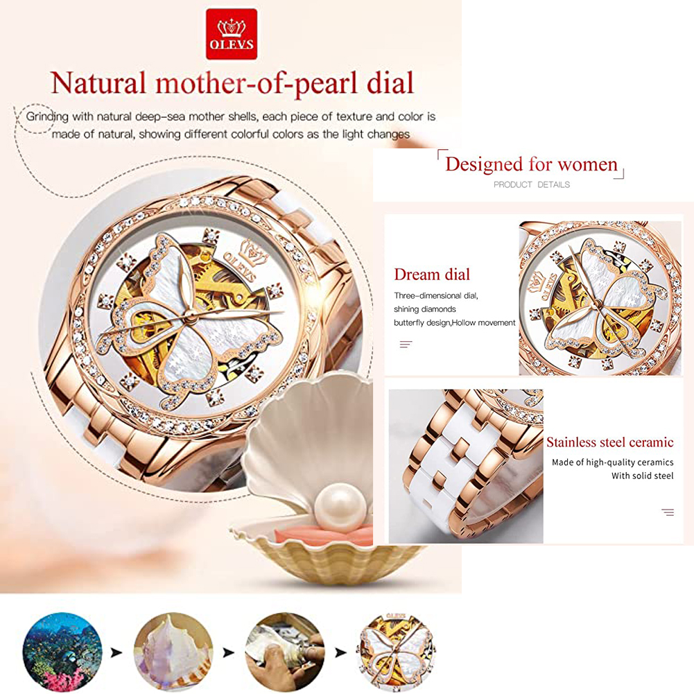 OLEVS Women's Automatic Watche – Watch Winder Compact recenzja i cena